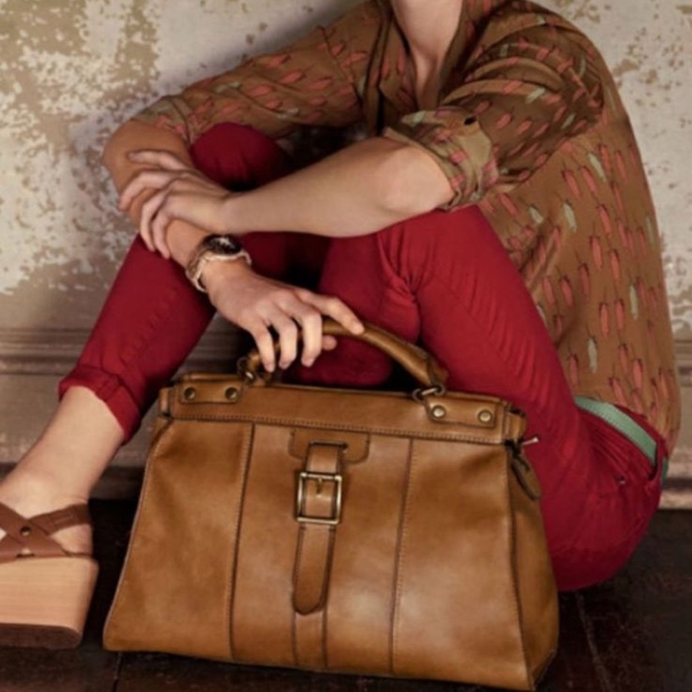 Fossil Tan Leather Accessory